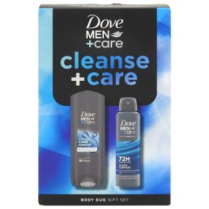 Caseta Cadou, Dove, Gel de Dus 250 ml, Deo150 ml Men Care Clean Comfort