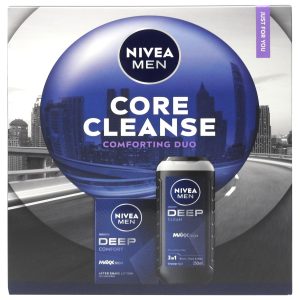 Caseta Cadou, Nivea, Aftershave 100, Gel de Dus 250 Cleanse Comforting