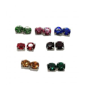 Cercei din Argint 925 cu Zirconiu Colorat